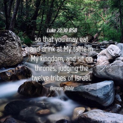 Picture 04 - Luke 22:30 BSB - so that you may eat and drink at My table in My - Bible Verse Picture