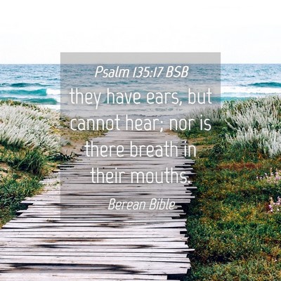 Picture 04 - Psalm 135:17 BSB - they have ears, but cannot hear; nor is there - Bible Verse Picture