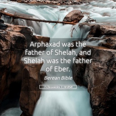 Picture 05 - 1 Chronicles 1:18 BSB - Arphaxad was the father of Shelah, and Shelah was - Bible Verse Picture