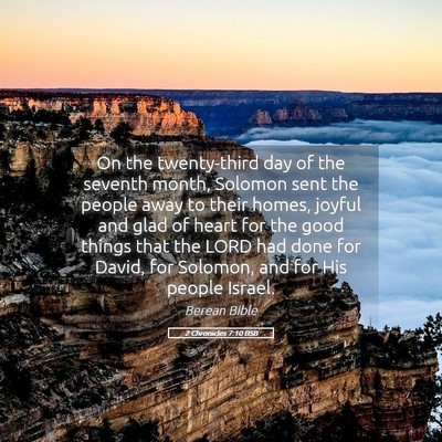 Picture 05 - 2 Chronicles 7:10 BSB - On the twenty-third day of the seventh month, - Bible Verse Picture