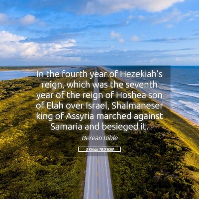 Picture 05 - 2 Kings 18:9 BSB - In the fourth year of Hezekiah’s reign, which - Bible Verse Picture