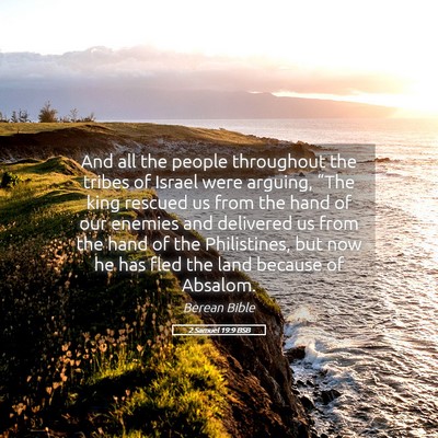 Picture 05 - 2 Samuel 19:9 BSB - And all the people throughout the tribes of - Bible Verse Picture