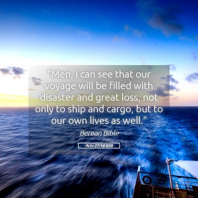 Picture 05 - Acts 27:10 BSB - “Men, I can see that our voyage will be filled - Bible Verse Picture