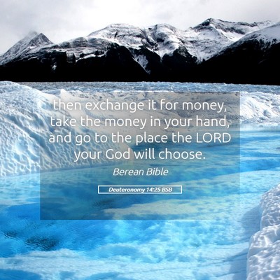 Picture 05 - Deuteronomy 14:25 BSB - then exchange it for money, take the money in - Bible Verse Picture