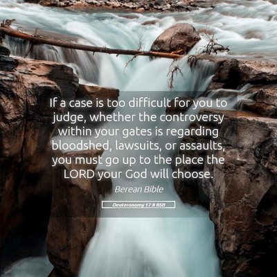 Picture 05 - Deuteronomy 17:8 BSB - If a case is too difficult for you to judge, - Bible Verse Picture