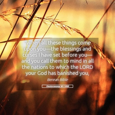 Picture 05 - Deuteronomy 30:1 BSB - “When all these things come upon you—the - Bible Verse Picture