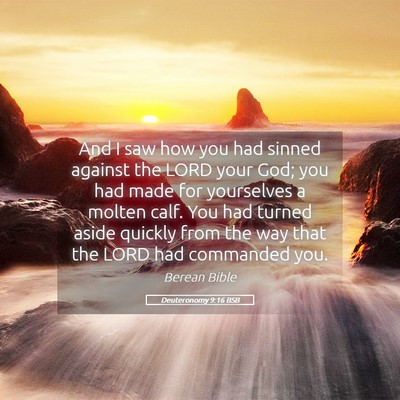 Picture 05 - Deuteronomy 9:16 BSB - And I saw how you had sinned against the LORD - Bible Verse Picture