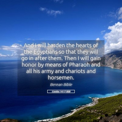 Picture 05 - Exodus 14:17 BSB - And I will harden the hearts of the Egyptians so - Bible Verse Picture