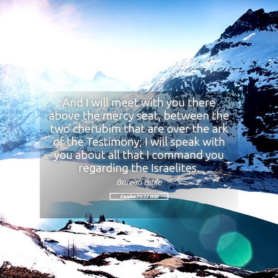 Picture 05 - Exodus 25:22 BSB - And I will meet with you there above the mercy - Bible Verse Picture