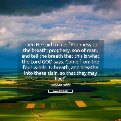 Picture 05 - Ezekiel 37:9 BSB - Then He said to me, “Prophesy to the breath; - Bible Verse Picture