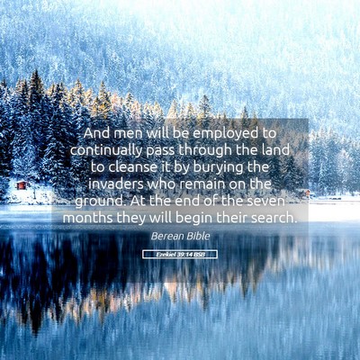 Picture 05 - Ezekiel 39:14 BSB - And men will be employed to continually pass - Bible Verse Picture