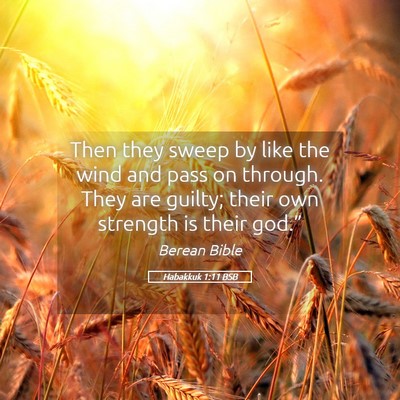 Picture 05 - Habakkuk 1:11 BSB - Then they sweep by like the wind and pass on - Bible Verse Picture