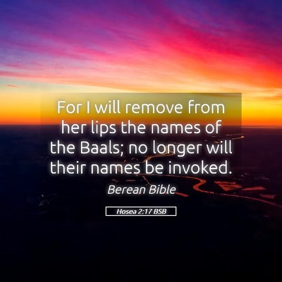 Picture 05 - Hosea 2:17 BSB - For I will remove from her lips the names of the - Bible Verse Picture