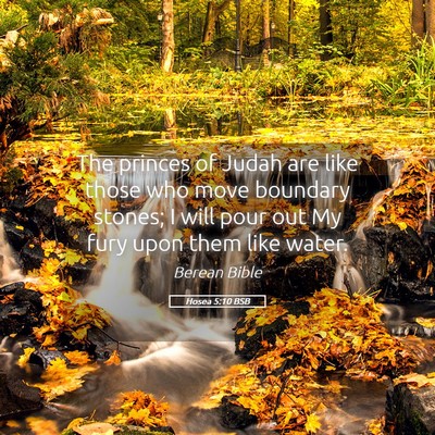 Picture 05 - Hosea 5:10 BSB - The princes of Judah are like those who move - Bible Verse Picture