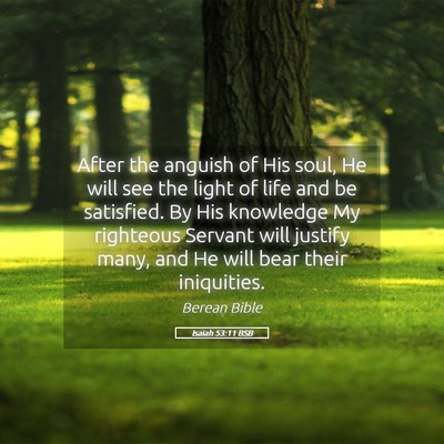 Picture 05 - Isaiah 53:11 BSB - After the anguish of His soul, He will see the - Bible Verse Picture