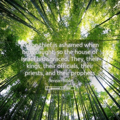 Picture 05 - Jeremiah 2:26 BSB - As the thief is ashamed when he is caught, so the - Bible Verse Picture