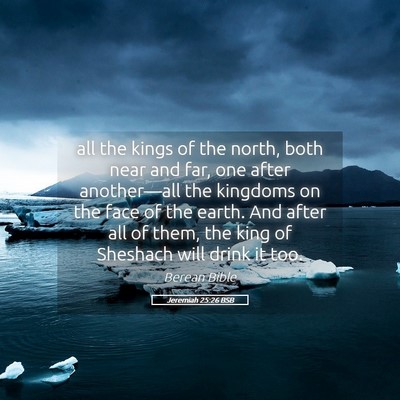 Picture 05 - Jeremiah 25:26 BSB - all the kings of the north, both near and far, - Bible Verse Picture