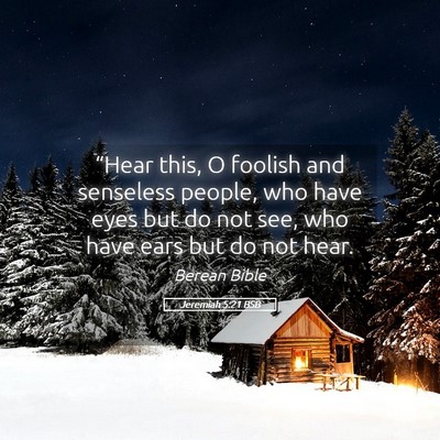 Picture 05 - Jeremiah 5:21 BSB - “Hear this, O foolish and senseless people, who - Bible Verse Picture