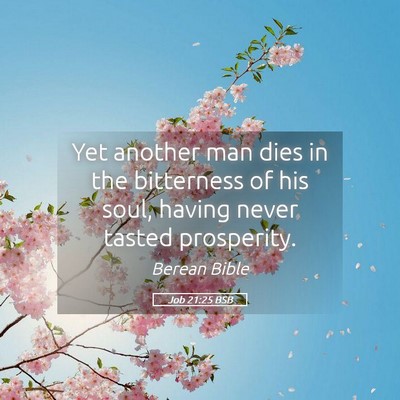 Picture 05 - Job 21:25 BSB - Yet another man dies in the bitterness of his - Bible Verse Picture