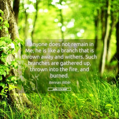 Picture 05 - John 15:6 BSB - If anyone does not remain in Me, he is like a - Bible Verse Picture