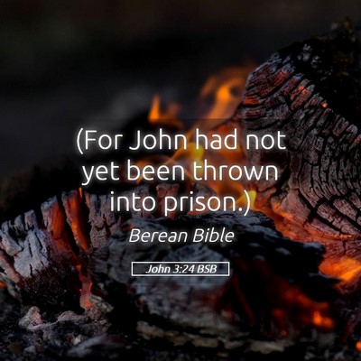 Picture 05 - John 3:24 BSB - (For John had not yet been thrown into - Bible Verse Picture