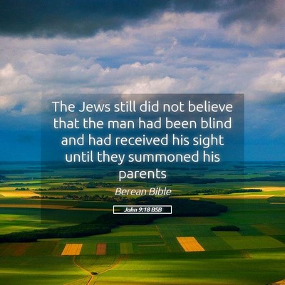 Picture 05 - John 9:18 BSB - The Jews still did not believe that the man had - Bible Verse Picture