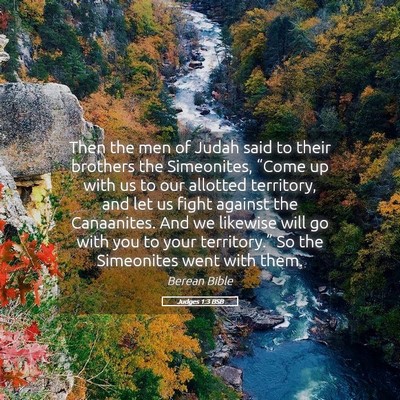 Picture 05 - Judges 1:3 BSB - Then the men of Judah said to their brothers the - Bible Verse Picture