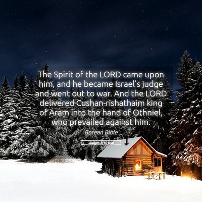 Picture 05 - Judges 3:10 BSB - The Spirit of the LORD came upon him, and he - Bible Verse Picture