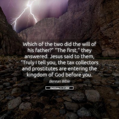 Picture 05 - Matthew 21:31 BSB - Which of the two did the will of his father?” - Bible Verse Picture