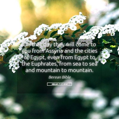Picture 05 - Micah 7:12 BSB - On that day they will come to you from Assyria - Bible Verse Picture