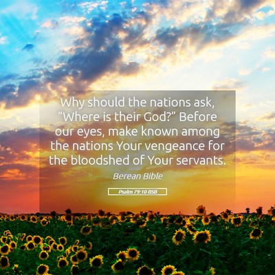 Picture 05 - Psalm 79:10 BSB - Why should the nations ask, “Where is their - Bible Verse Picture