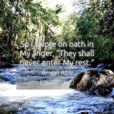 Picture 05 - Psalm 95:11 BSB - So I swore on oath in My anger, “They shall - Bible Verse Picture