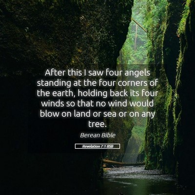 Picture 05 - Revelation 7:1 BSB - After this I saw four angels standing at the four - Bible Verse Picture
