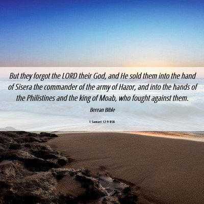 Picture 06 - 1 Samuel 12:9 BSB - But they forgot the LORD their God, and He sold - Bible Verse Picture