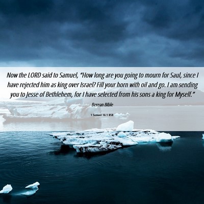 Picture 06 - 1 Samuel 16:1 BSB - Now the LORD said to Samuel, “How long are you - Bible Verse Picture