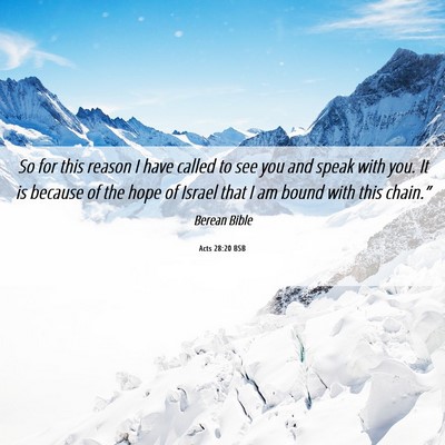 Picture 06 - Acts 28:20 BSB - So for this reason I have called to see you and - Bible Verse Picture