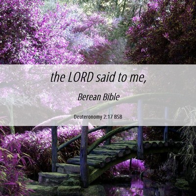 Picture 06 - Deuteronomy 2:17 BSB - the LORD said to - Bible Verse Picture