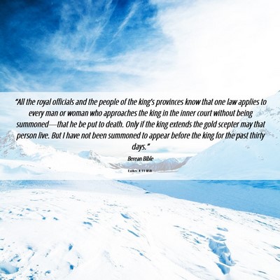 Picture 06 - Esther 4:11 BSB - “All the royal officials and the people of the - Bible Verse Picture