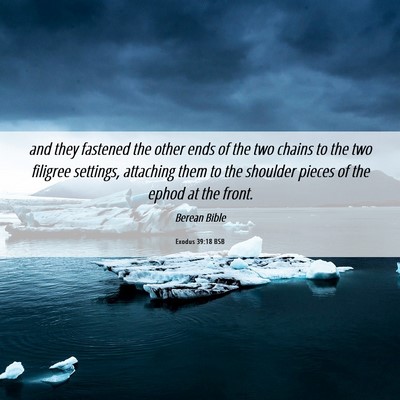 Picture 06 - Exodus 39:18 BSB - and they fastened the other ends of the two - Bible Verse Picture