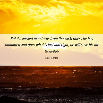 Picture 06 - Ezekiel 18:27 BSB - But if a wicked man turns from the wickedness he - Bible Verse Picture