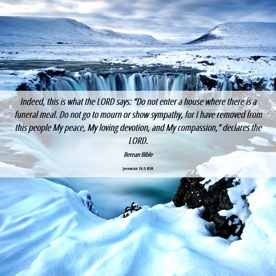 Picture 06 - Jeremiah 16:5 BSB - Indeed, this is what the LORD says: “Do not - Bible Verse Picture