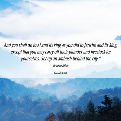 Picture 06 - Joshua 8:2 BSB - And you shall do to Ai and its king as you did to - Bible Verse Picture