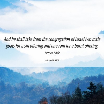 Picture 06 - Leviticus 16:5 BSB - And he shall take from the congregation of Israel - Bible Verse Picture