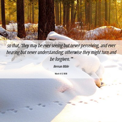 Picture 06 - Mark 4:12 BSB - so that, ‘they may be ever seeing but never - Bible Verse Picture