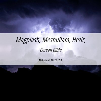 Picture 06 - Nehemiah 10:20 BSB - Magpiash, Meshullam, - Bible Verse Picture