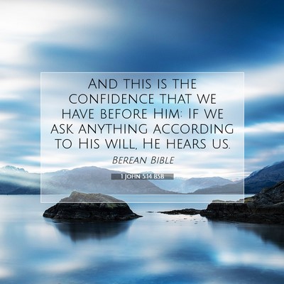 Picture 07 - 1 John 5:14 BSB - And this is the confidence that we have before - Bible Verse Picture