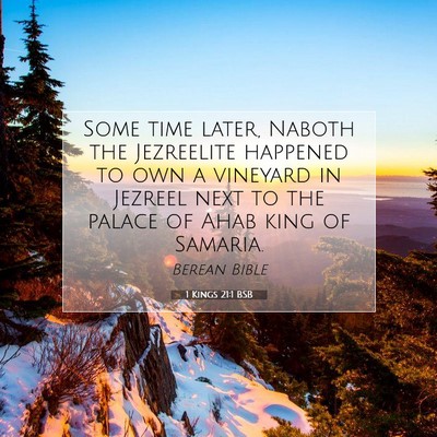 Picture 07 - 1 Kings 21:1 BSB - Some time later, Naboth the Jezreelite happened - Bible Verse Picture