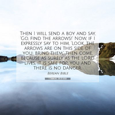 Picture 07 - 1 Samuel 20:21 BSB - Then I will send a boy and say, ‘Go, find the - Bible Verse Picture