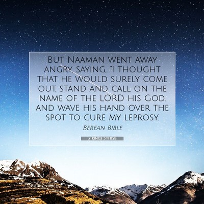 Picture 07 - 2 Kings 5:11 BSB - But Naaman went away angry, saying, “I thought - Bible Verse Picture
