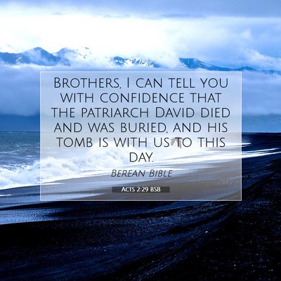 Picture 07 - Acts 2:29 BSB - Brothers, I can tell you with confidence that the - Bible Verse Picture